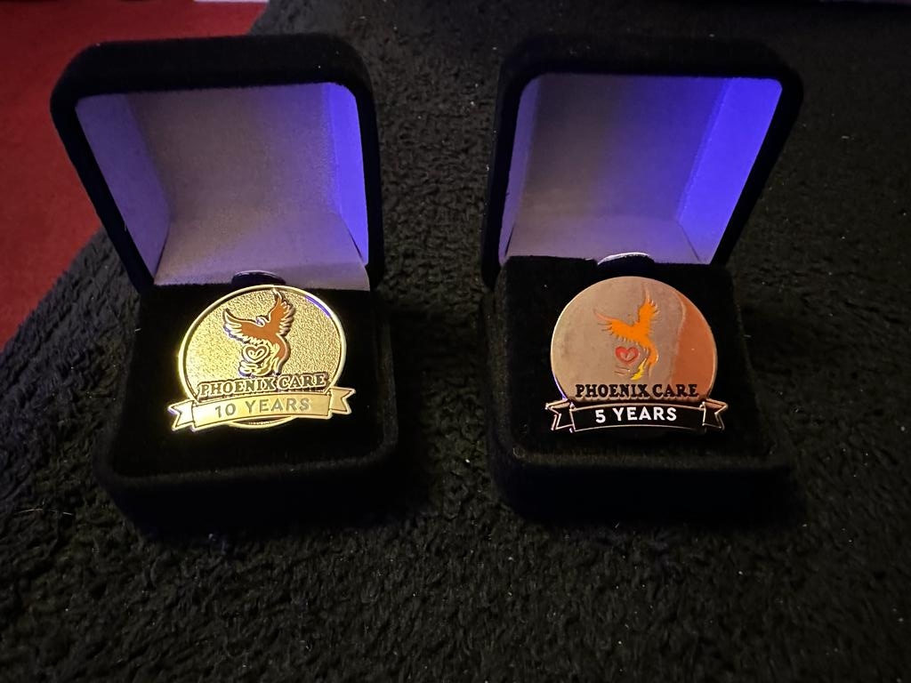 Five and Ten Year Service Award Badges